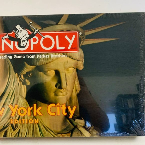 Vintage Monopoly New York City Edition The Big Apple 1998 Board Game New Sealed - Picture 3 of 7